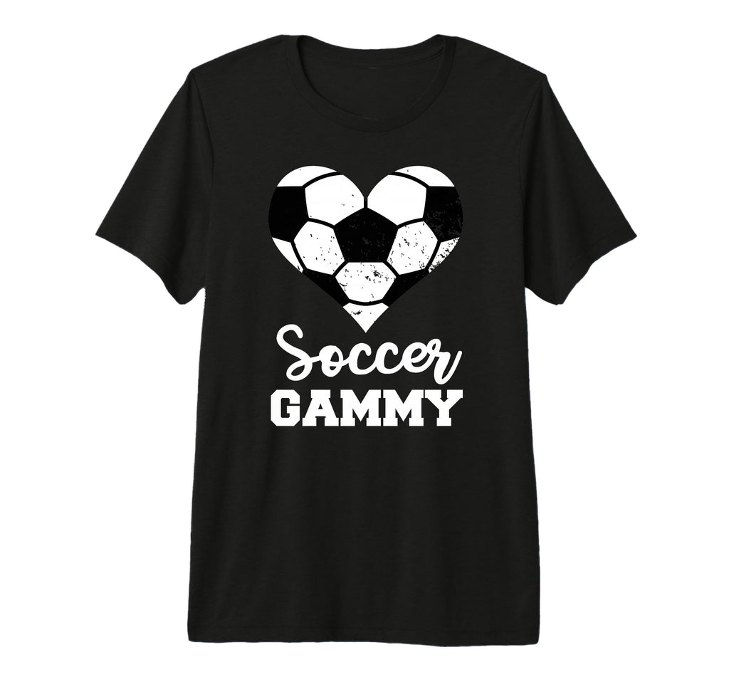 Soccer Gammy Funny Soccer Heart Grandma T-Shirt - Custom Art Print Unisex - T-Shirt, Sweatshirt, Hoodie