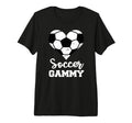 Soccer Gammy Funny Soccer Heart Grandma T-Shirt - Custom Art Print Unisex - T-Shirt, Sweatshirt, Hoodie