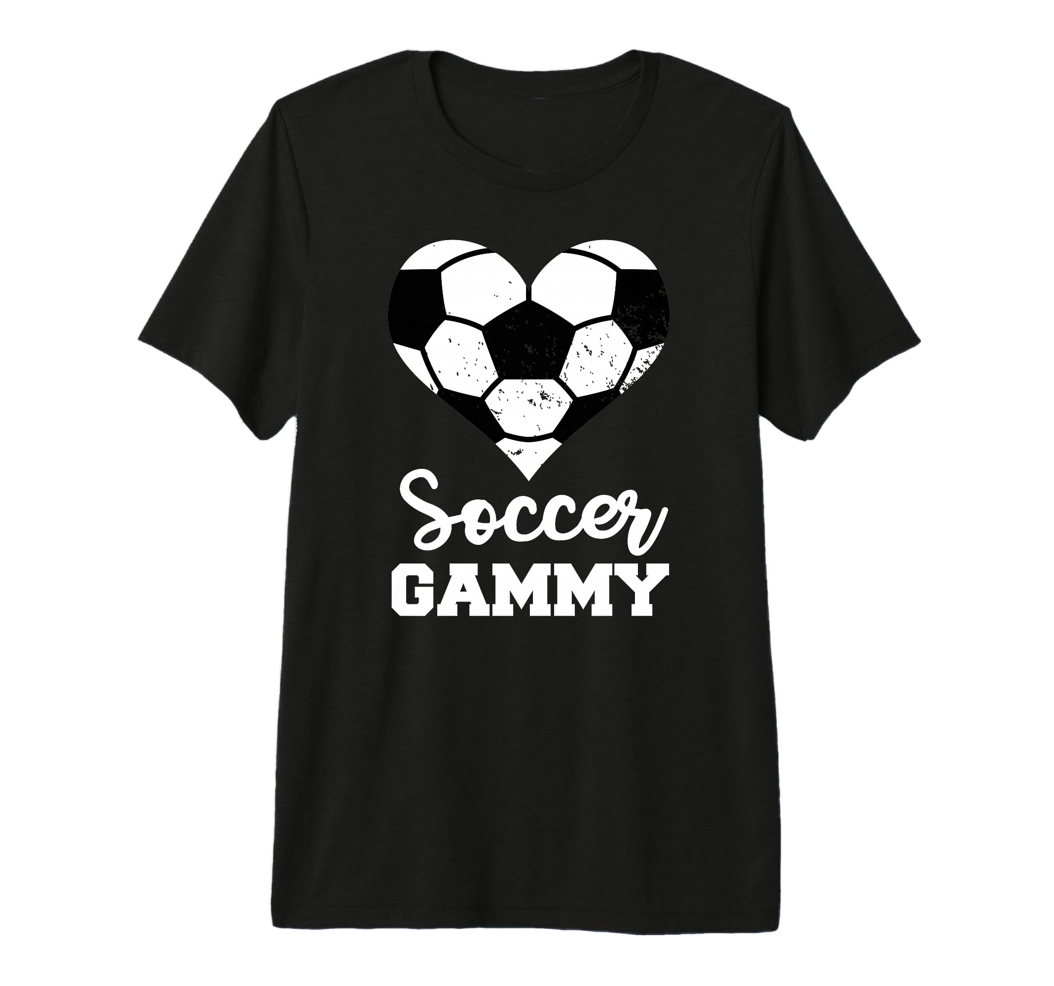 Soccer Gammy Funny Soccer Heart Grandma T-Shirt - Custom Art Print Unisex - T-Shirt, Sweatshirt, Hoodie