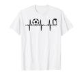 Soccer Heartbeat Beer Soccer T-Shirt - Casual Everyday Wear for Adults - T-Shirt, Sweatshirt, Hoodie