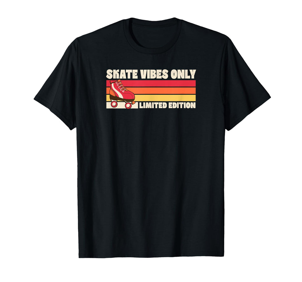 Skate Vibes Only Roller Skating T-Shirt - Custom Art Print Unisex - T-Shirt, Sweatshirt, Hoodie