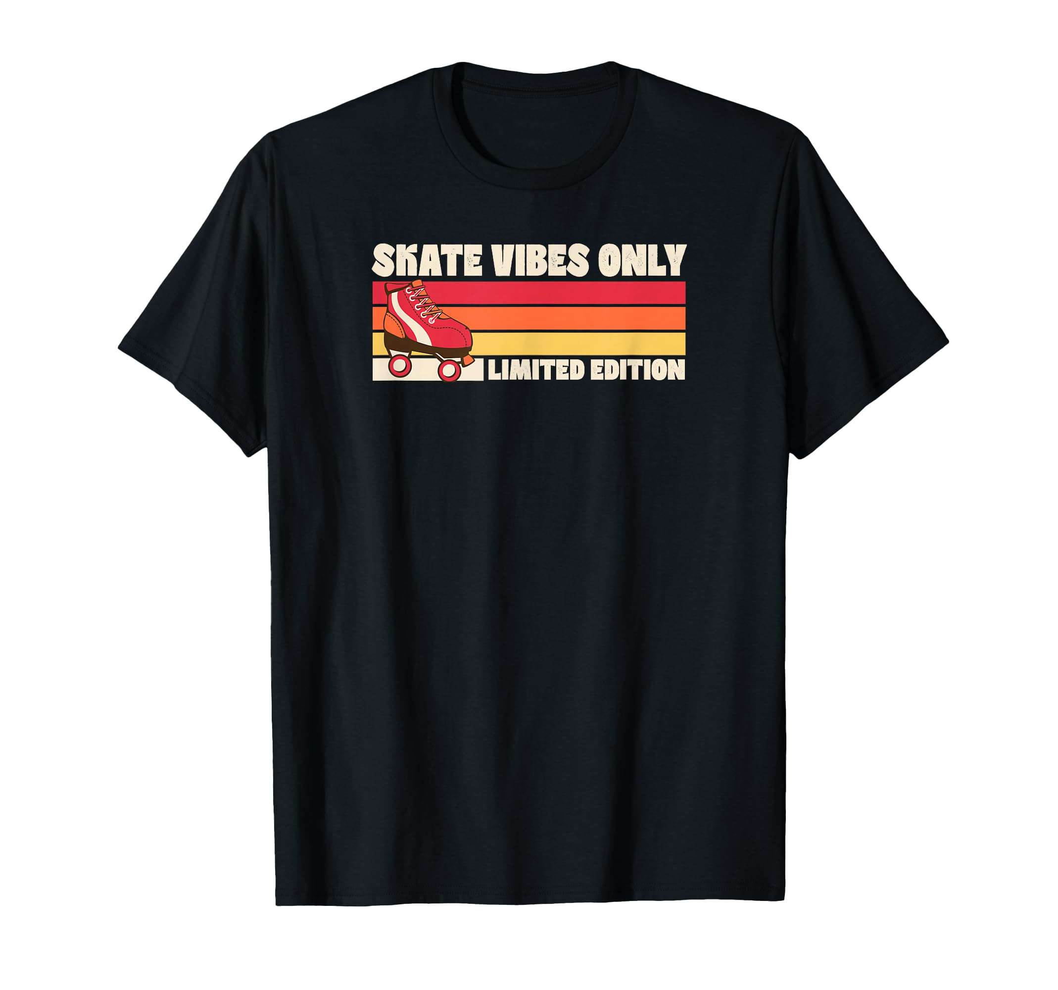 Skate Vibes Only Roller Skating T-Shirt - Custom Art Print Unisex - T-Shirt, Sweatshirt, Hoodie