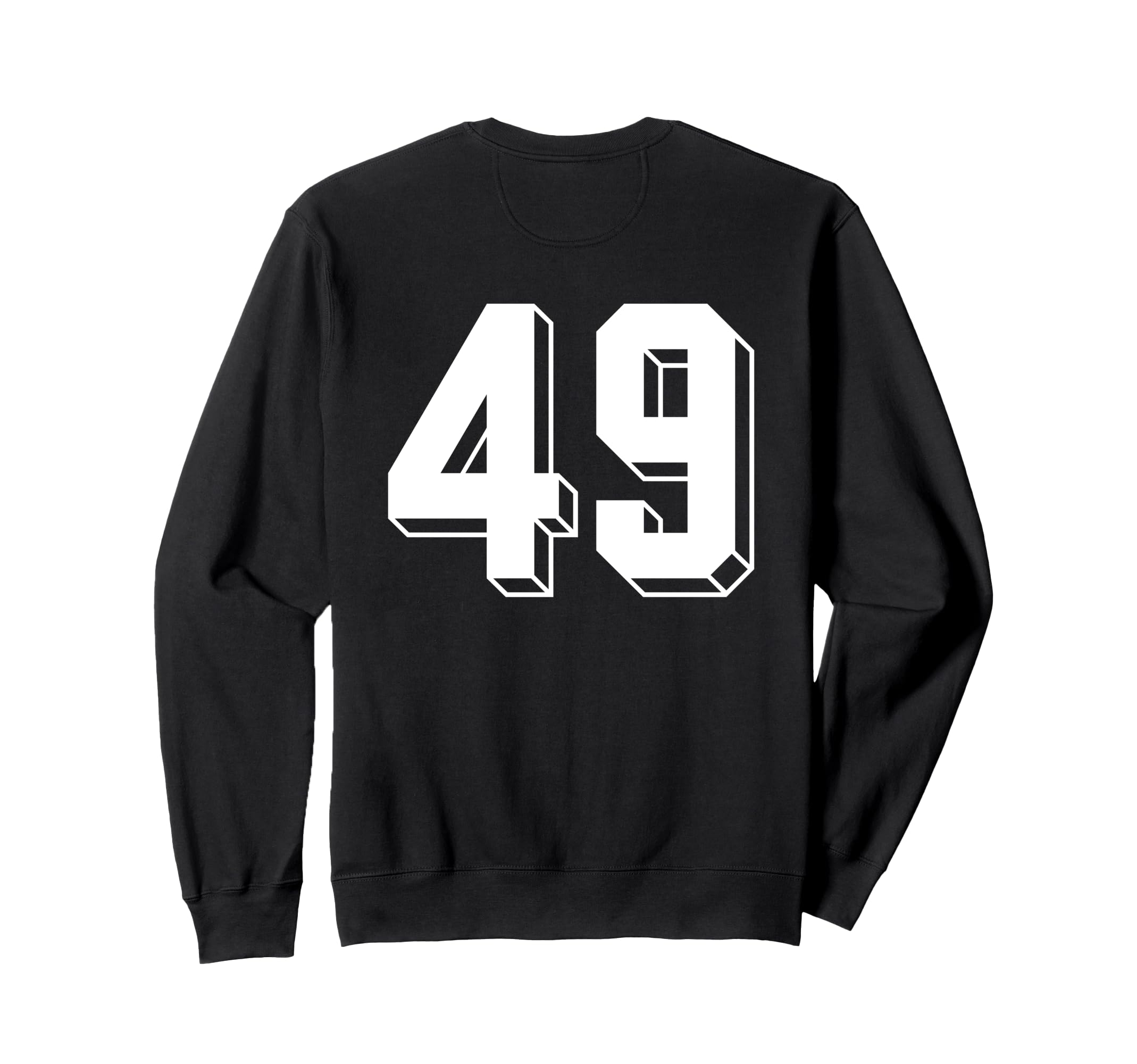 Number 49 Backside 80S 90S Team Sweatshirt - Graphic Print Men Women - T-Shirt, Sweatshirt, Hoodie