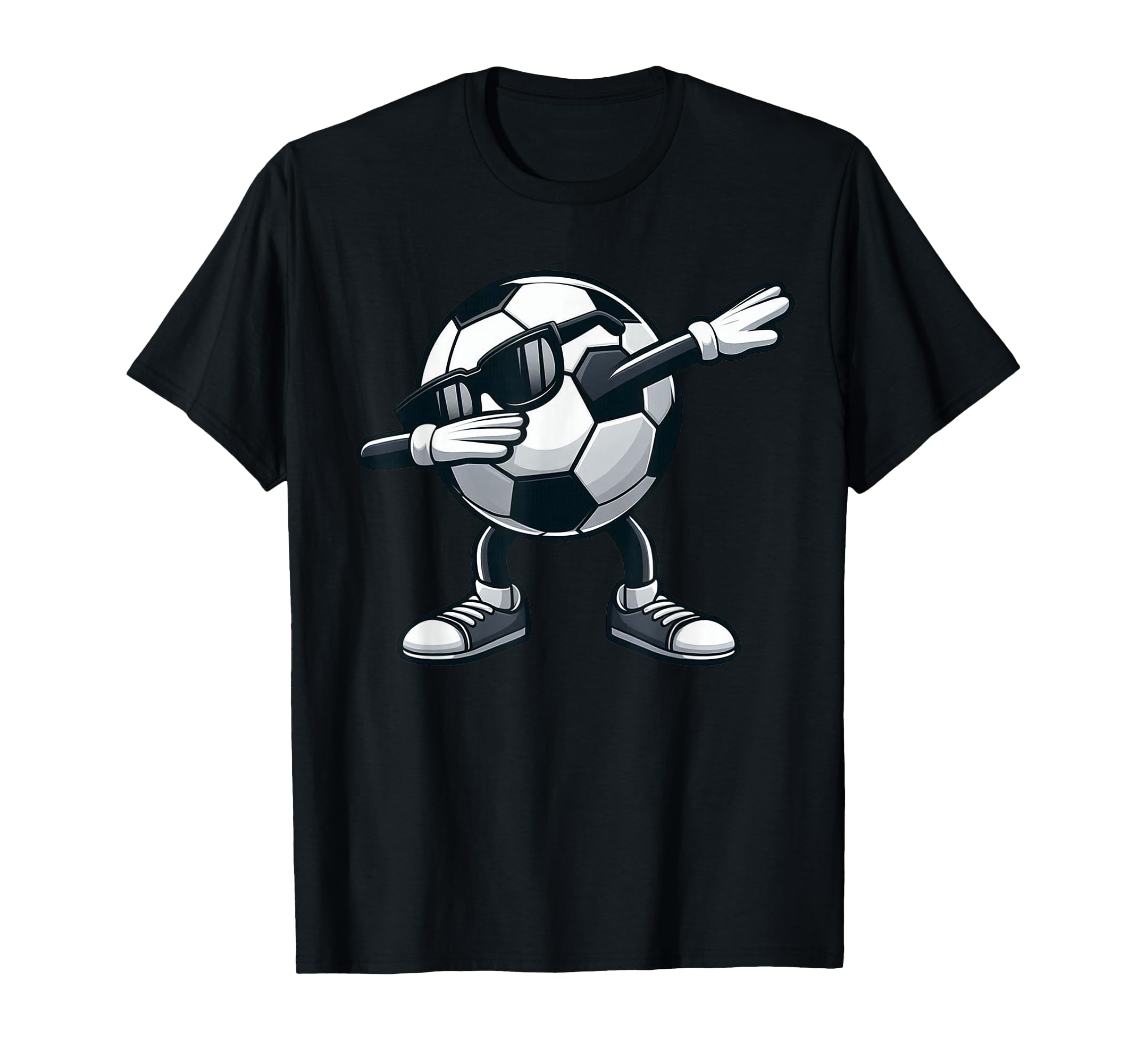 Dabbing Soccer Ball Soccer Sports T-Shirt - Graphic Print for Adults - T-Shirt, Sweatshirt, Hoodie