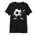 Dabbing Soccer Ball And Sports Players T-Shirt - Minimalist Print Unisex - T-Shirt, Sweatshirt, Hoodie