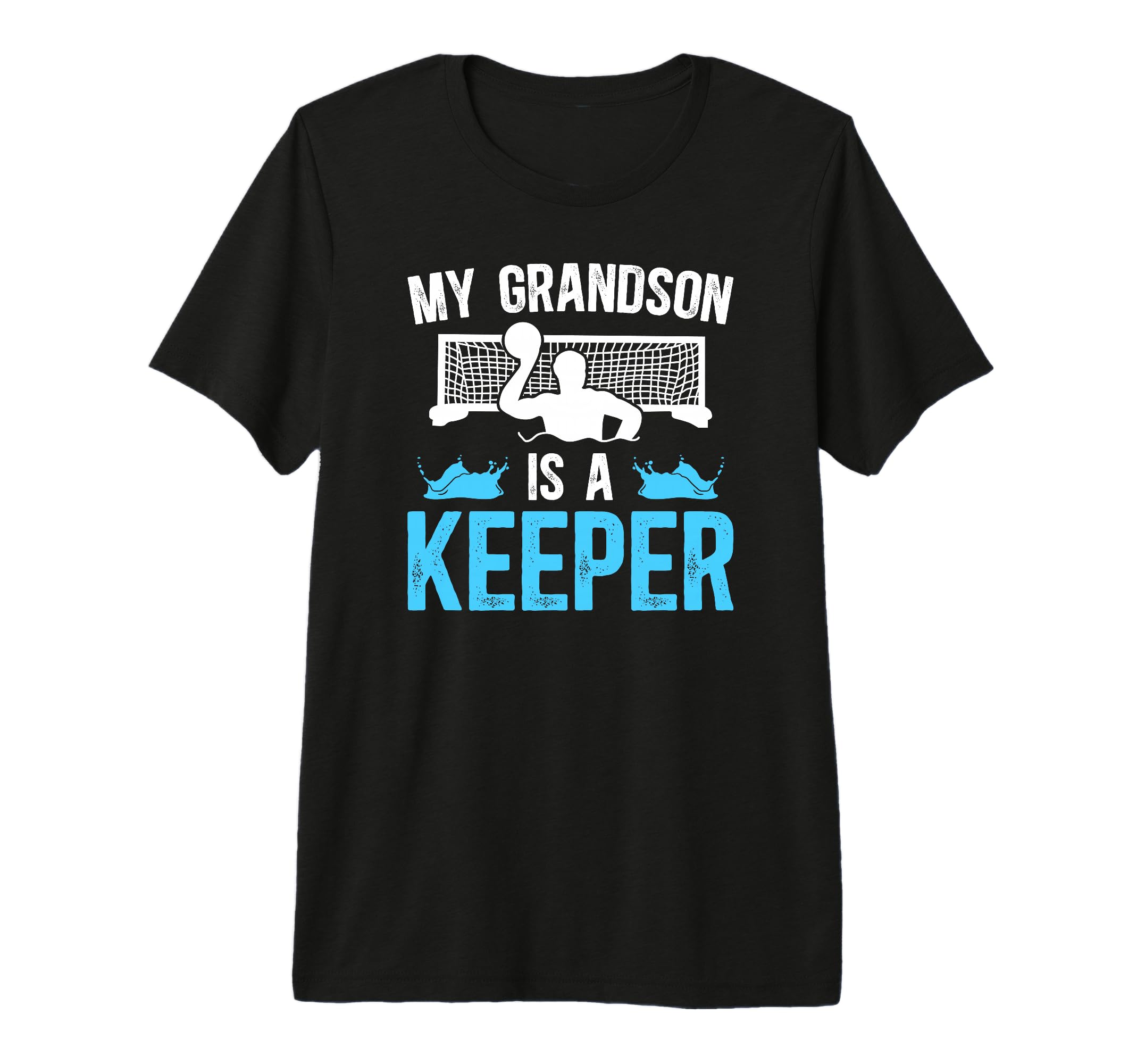 Mens Proud Water Polo Goalie Grandpa T-Shirt - Custom Art Print for Adults - T-Shirt, Sweatshirt, Hoodie