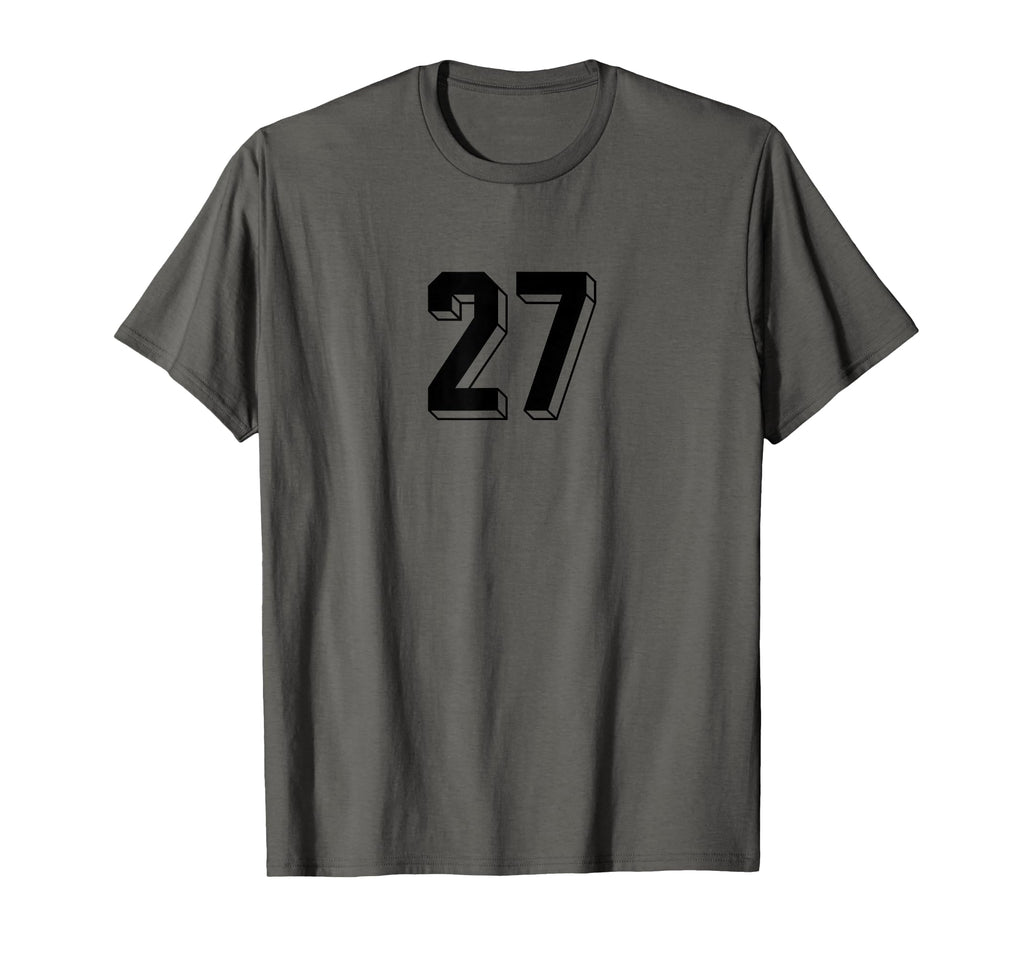 Number 27 80S 90S Soccer Team Jersey T-Shirt - Graphic Print Unisex - T-Shirt, Sweatshirt, Hoodie