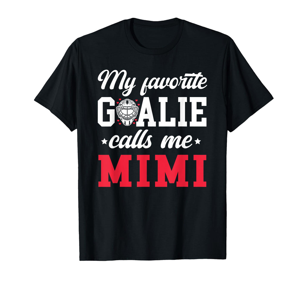 Proud Ice Hockey Goalie Mimi Hockey T-Shirt - Minimalist Print for Adults - T-Shirt, Sweatshirt, Hoodie