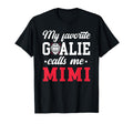 Proud Ice Hockey Goalie Mimi Hockey T-Shirt - Minimalist Print for Adults - T-Shirt, Sweatshirt, Hoodie