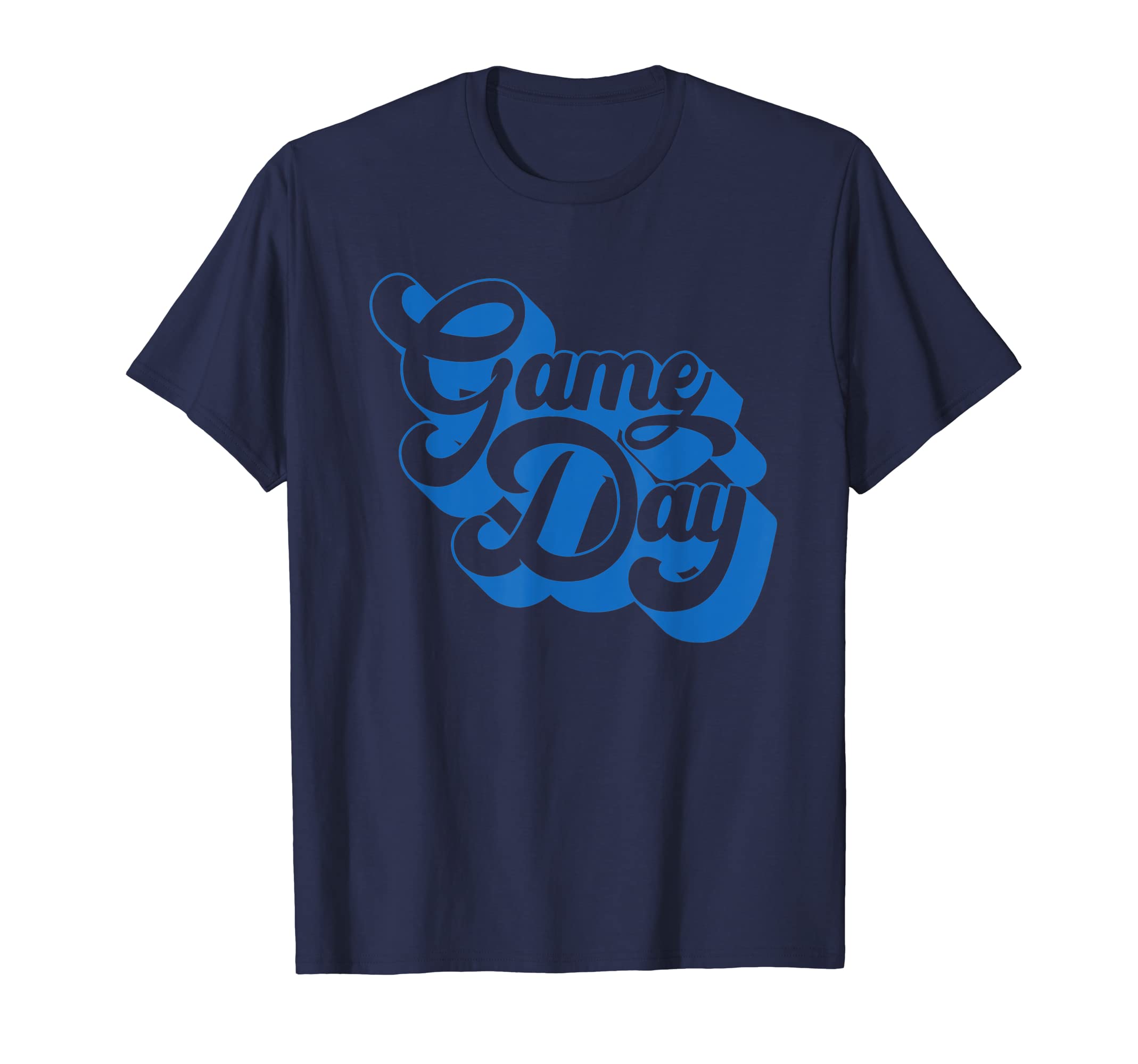 Game Day Blue Sports Soccer T-Shirt - Aesthetic Graphic for Adults - T-Shirt, Sweatshirt, Hoodie