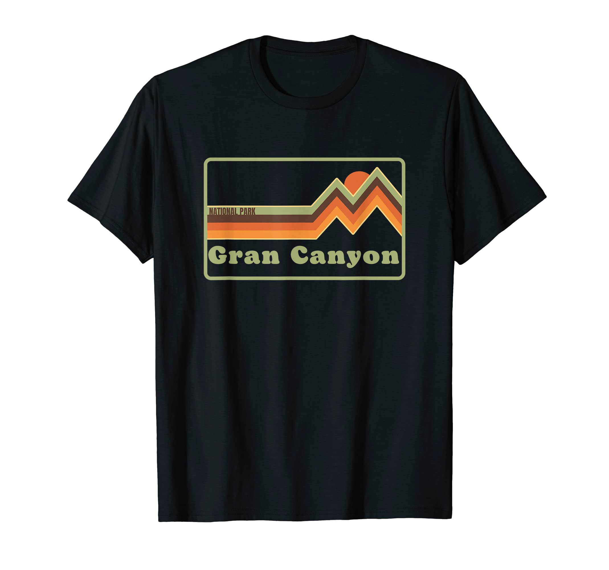Grand Canyon National Park Usa 70S 80S T-Shirt - Graphic Print for Adults - T-Shirt, Sweatshirt, Hoodie
