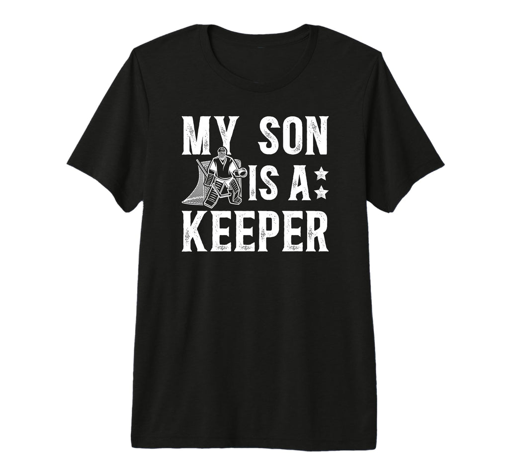 Mens Ice Hockey Keeper Dad Hockey Goalie T-Shirt - Novelty Apparel Unisex - T-Shirt, Sweatshirt, Hoodie