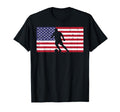 American Flag Soccer Silhouette T-Shirt - Custom Art Print Men Women - T-Shirt, Sweatshirt, Hoodie