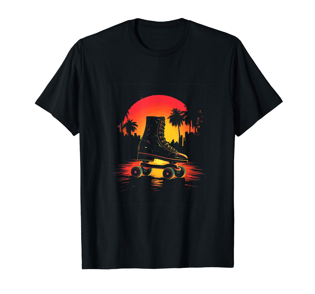 Roller Skates Roller Skating Skater T-Shirt - Trendy Graphic for Adults - T-Shirt, Sweatshirt, Hoodie