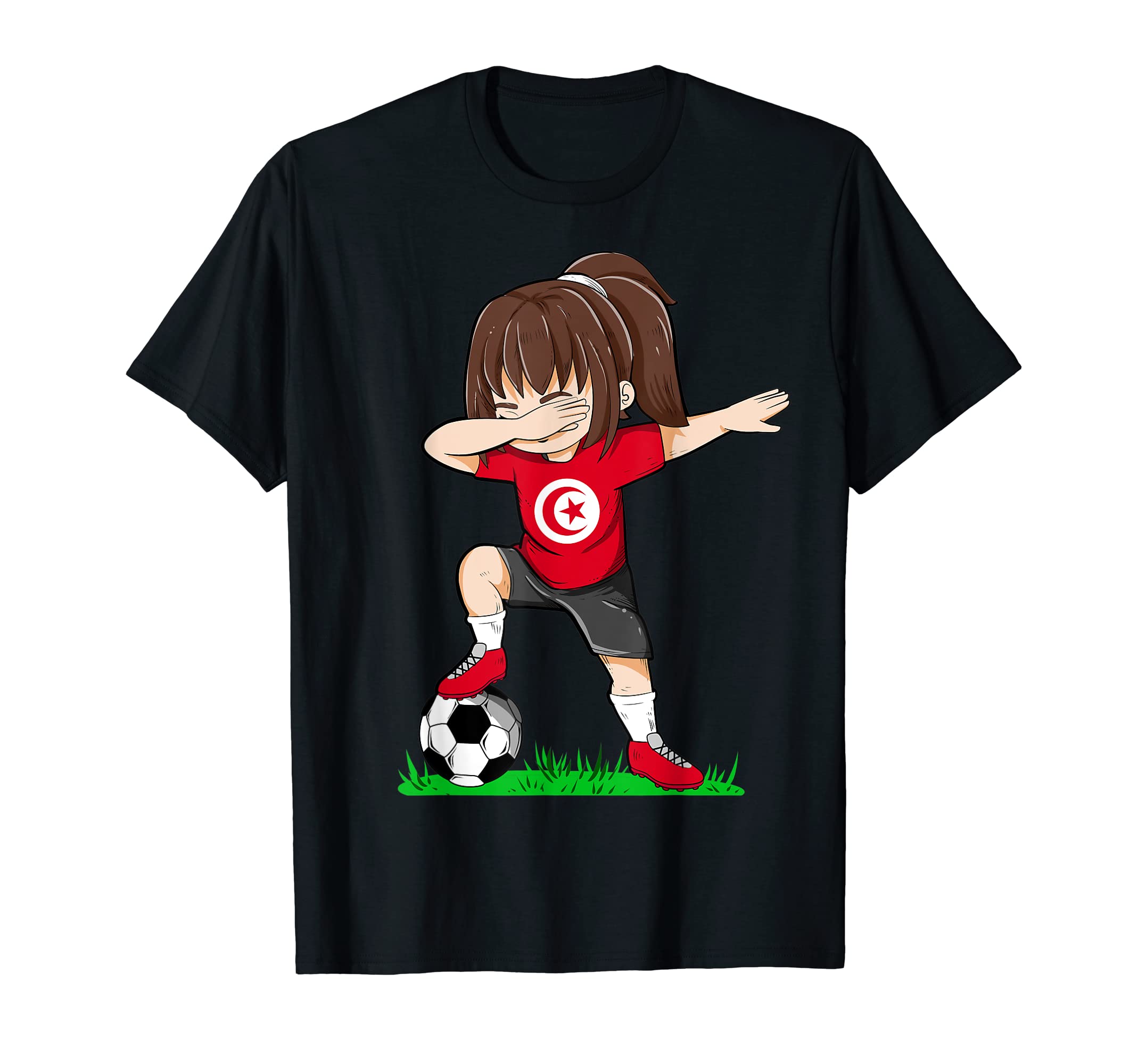 Soccer Tunisia Jersey Tunisian Flag T-Shirt - Trendy Graphic for Adults - T-Shirt, Sweatshirt, Hoodie