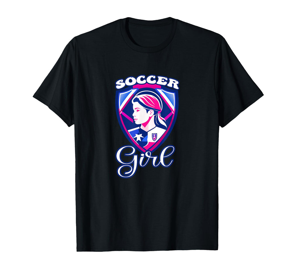 Female Soccer Player Funny Soccer T-Shirt - Fun Novelty Design for Adults - T-Shirt, Sweatshirt, Hoodie