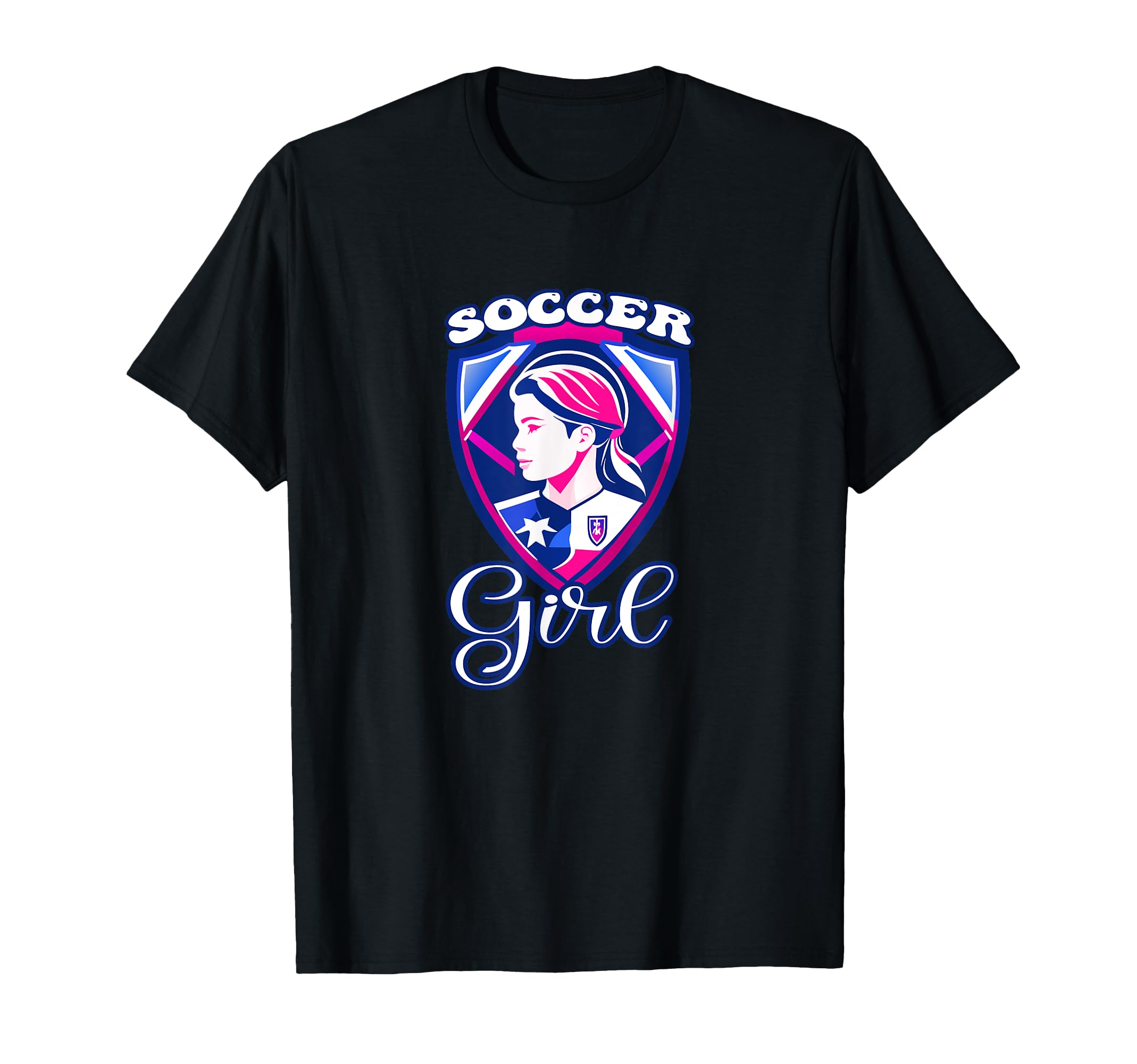 Female Soccer Player Funny Soccer T-Shirt - Fun Novelty Design for Adults - T-Shirt, Sweatshirt, Hoodie