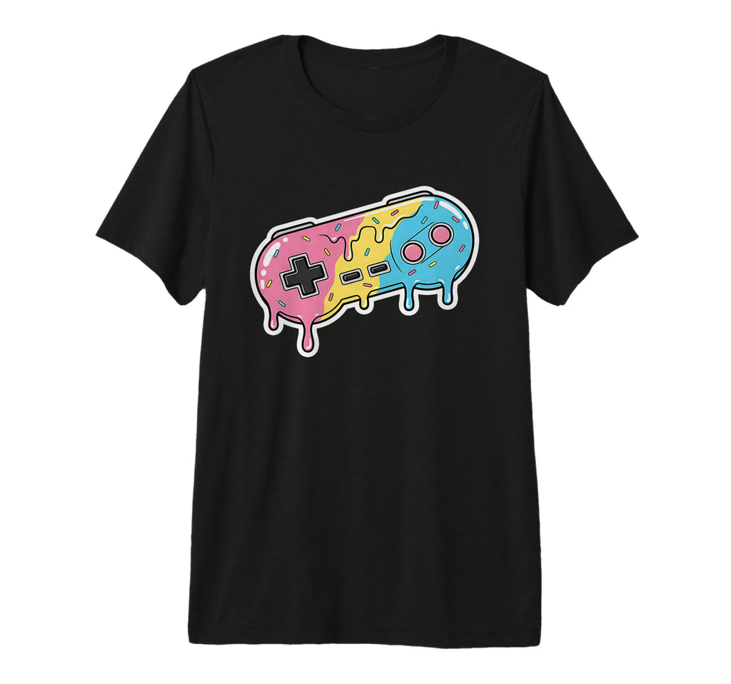 Joypad Ice Cream Drip Arcade Gaming T-Shirt - Novelty Apparel Men Women - T-Shirt, Sweatshirt, Hoodie