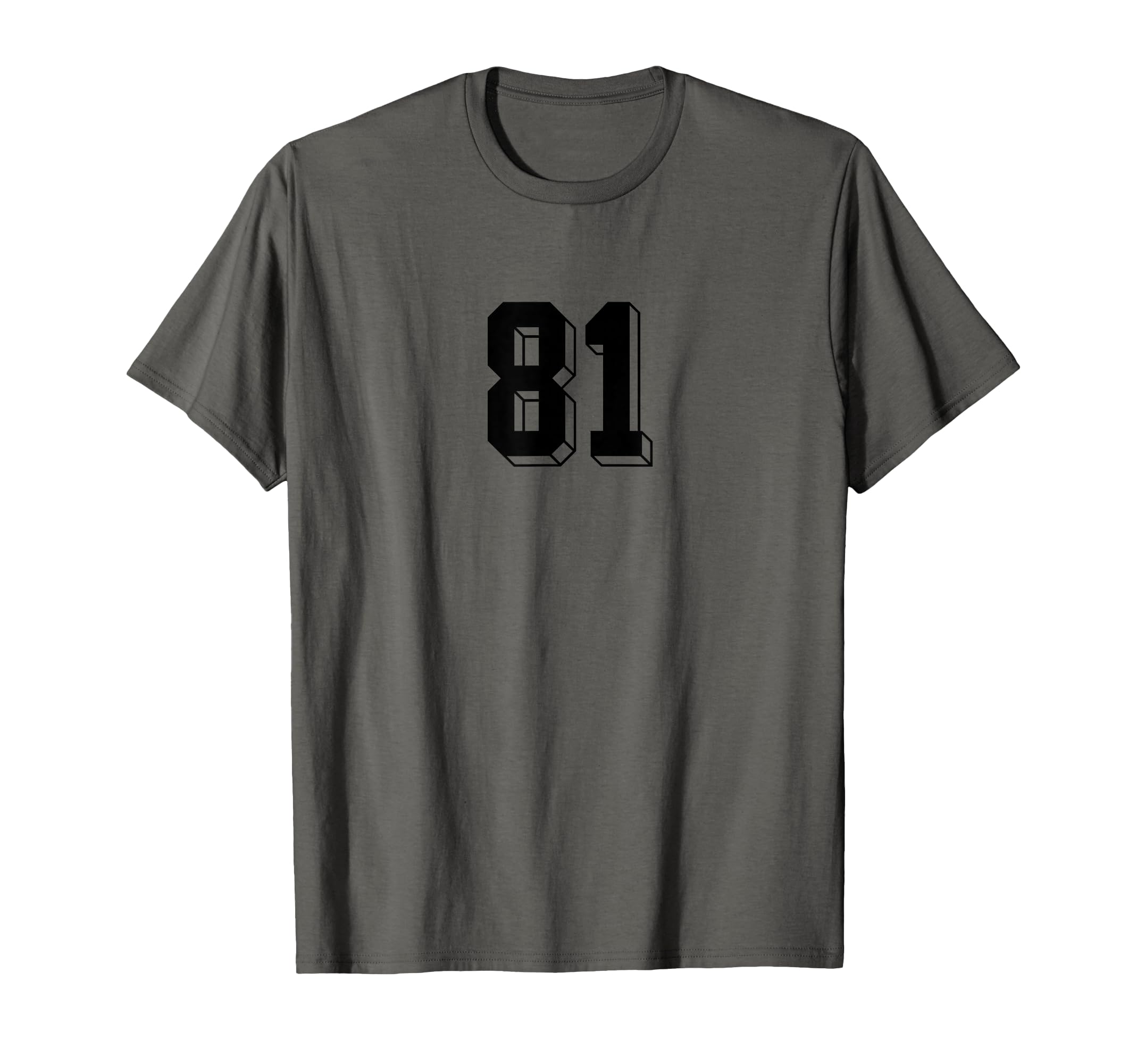 Number 81 80S 90S Soccer Team Jersey T-Shirt - Minimalist Print Men Women - T-Shirt, Sweatshirt, Hoodie