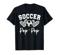Soccer Pop Pop Matching Family T-Shirt - Casual Everyday Wear for Adults - T-Shirt, Sweatshirt, Hoodie