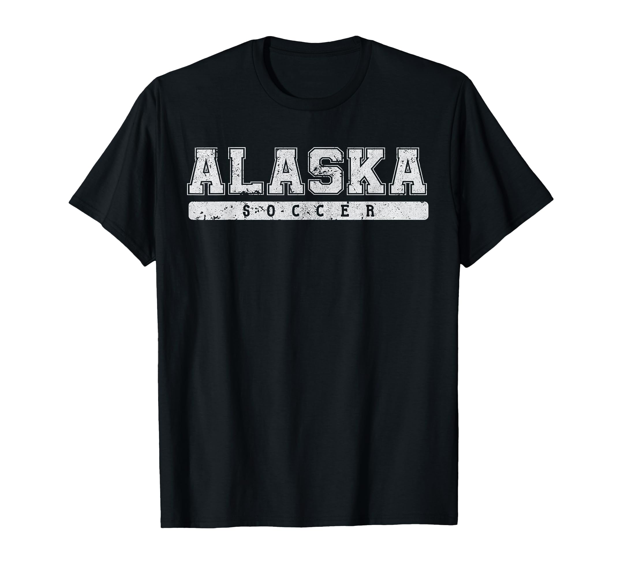 Alaska Soccer Tees Tanks Tops Hoodie - Fun Novelty Design for Adults - T-Shirt, Sweatshirt, Hoodie