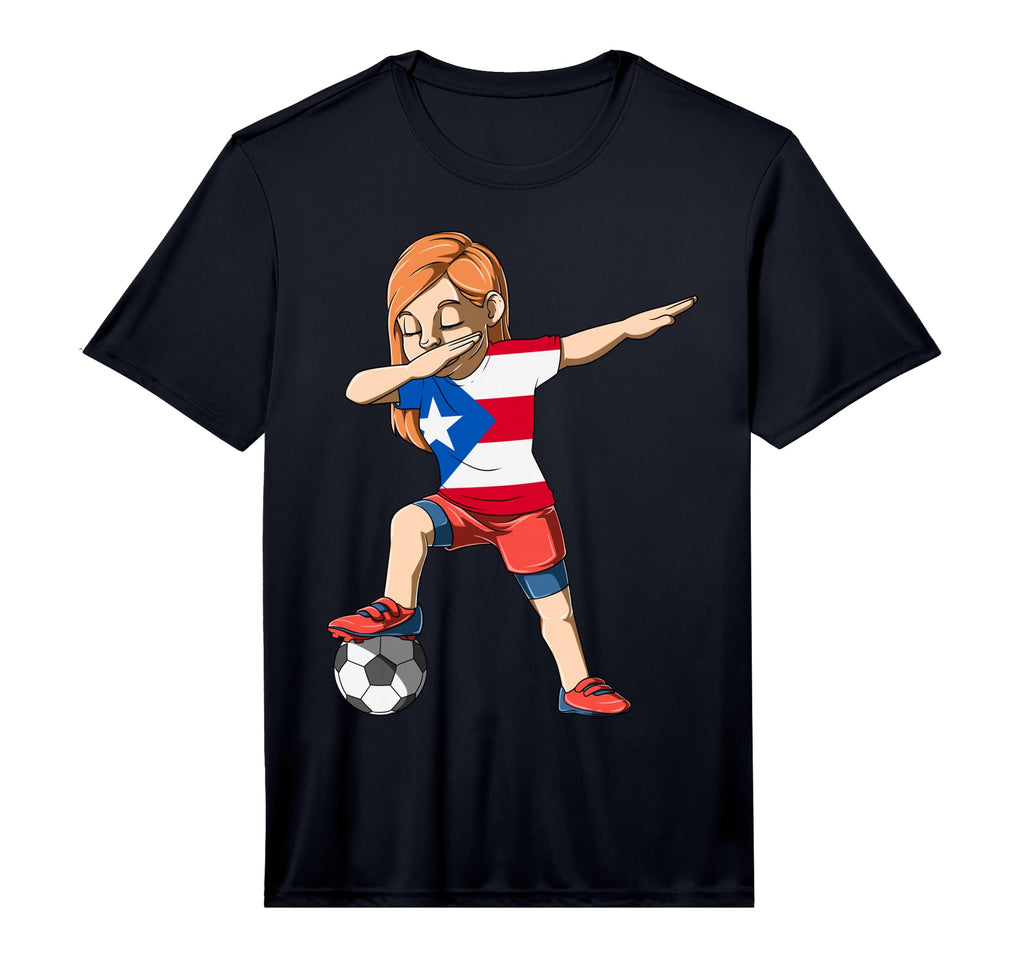 Dabbing Soccer Puerto Rico Jersey Puerto T-Shirt - Custom Art Print Unisex - T-Shirt, Sweatshirt, Hoodie