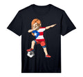Dabbing Soccer Puerto Rico Jersey Puerto T-Shirt - Custom Art Print Unisex - T-Shirt, Sweatshirt, Hoodie