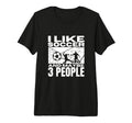 I Like Soccer And Maybe 3 People Funny T-Shirt - Novelty Apparel Unisex - T-Shirt, Sweatshirt, Hoodie