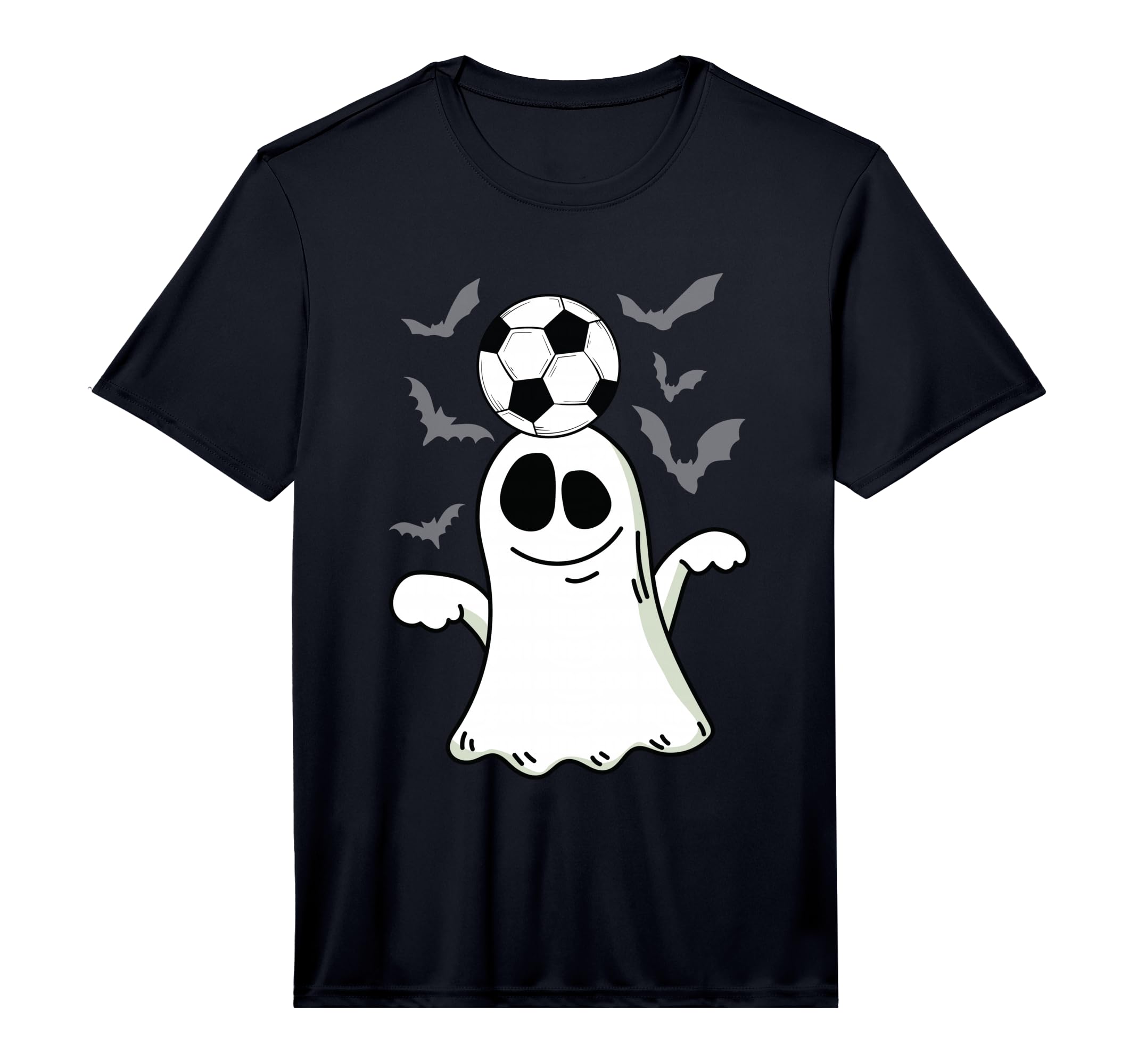 Ghost Playing Soccer Lazy Diy T-Shirt - Trendy Graphic for Adults - T-Shirt, Sweatshirt, Hoodie