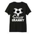 Soccer Granny Heart Funny Heartfelt T-Shirt - Unique Graphic Men Women - T-Shirt, Sweatshirt, Hoodie