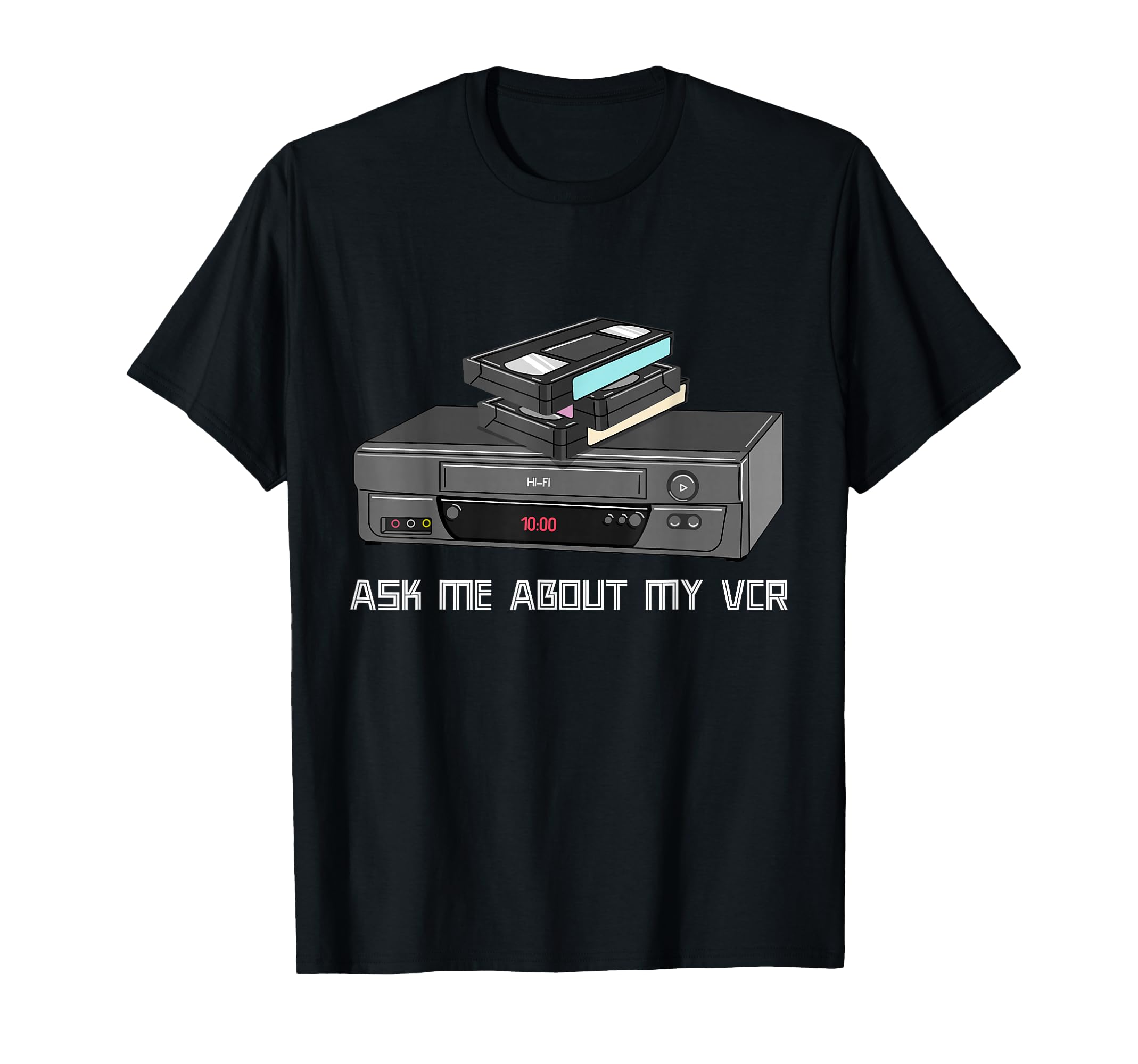 Funny Vhs Cassette Tapes 1980S Vcr Video T-Shirt - Unique Graphic Unisex - T-Shirt, Sweatshirt, Hoodie