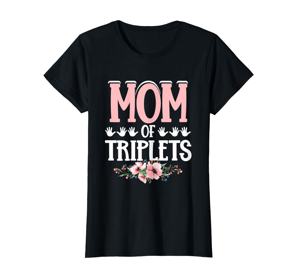 Mother Triplets Triplets Mama T-Shirt - Aesthetic Graphic for Adults - T-Shirt, Sweatshirt, Hoodie