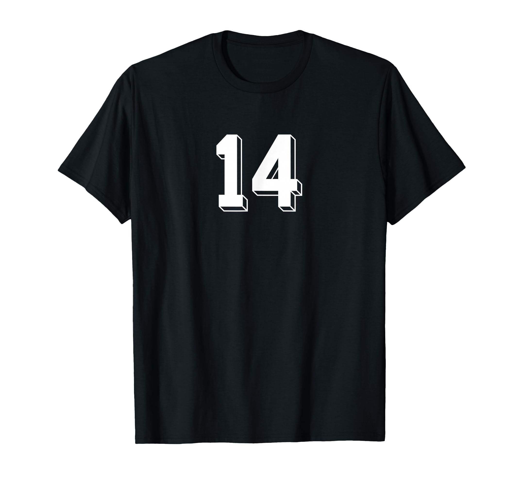 Number 14 80S 90S Soccer Team Jersey T-Shirt - Novelty Apparel for Adults - T-Shirt, Sweatshirt, Hoodie