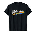 Atlanta Distressed Baseball Script T-Shirt - Trendy Graphic for Adults - T-Shirt, Sweatshirt, Hoodie