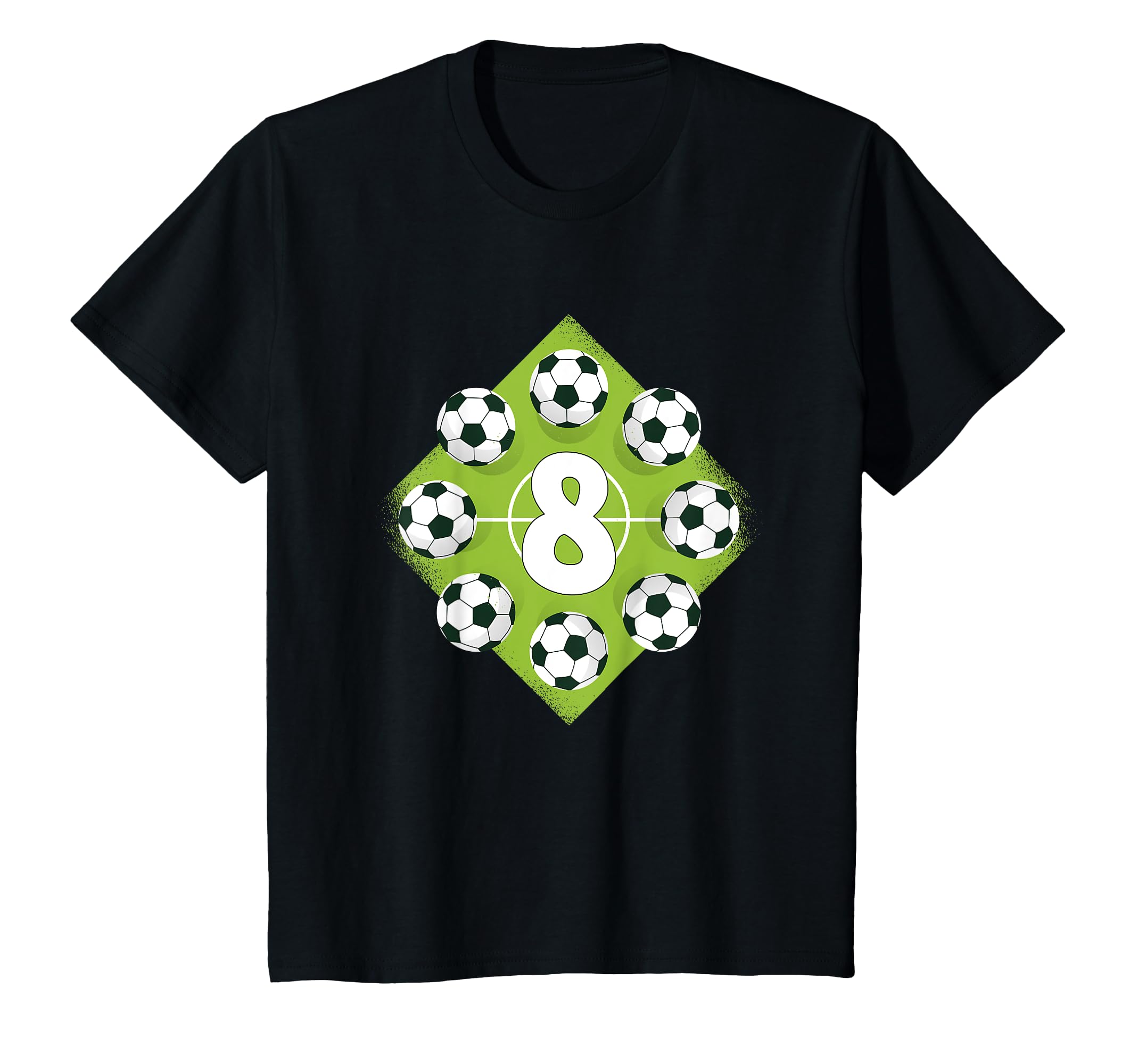 8 Birthday Soccer 8 Year Old T-Shirt - Streetwear Style Men Women - T-Shirt, Sweatshirt, Hoodie