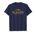 Glacier National Park Montana Hiking T-Shirt - Novelty Apparel for Adults - T-Shirt, Sweatshirt, Hoodie