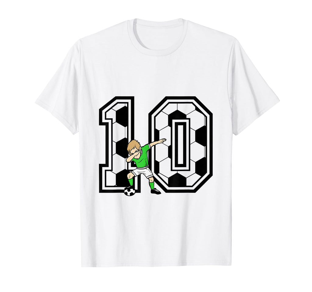 10Th Birthday Soccer Player 10 Years Old T-Shirt - Graphic Print Men Women - T-Shirt, Sweatshirt, Hoodie