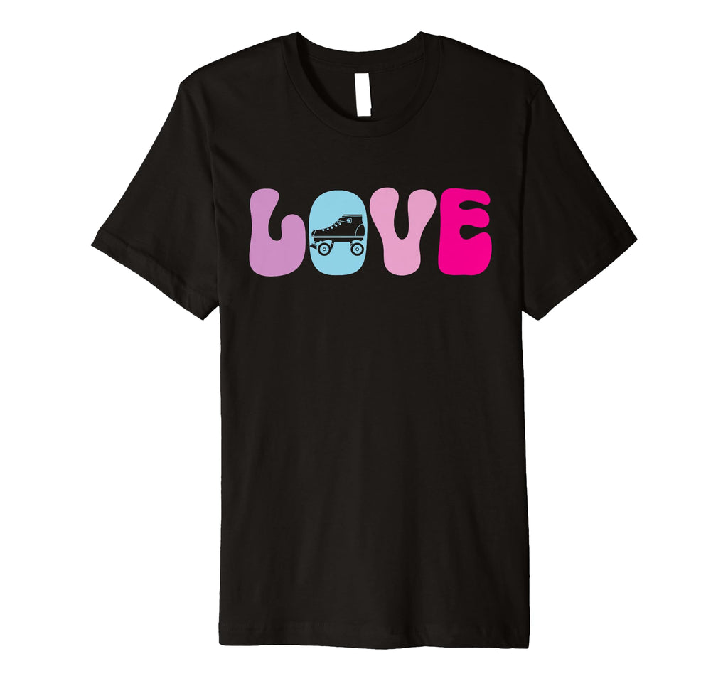 Rollerskate Love Funny Roller Skating T-Shirt - Custom Art Print Unisex - T-Shirt, Sweatshirt, Hoodie
