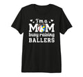 Im Mom Busy Raising Ballers Baseball T-Shirt - Minimalist Print Unisex - T-Shirt, Sweatshirt, Hoodie