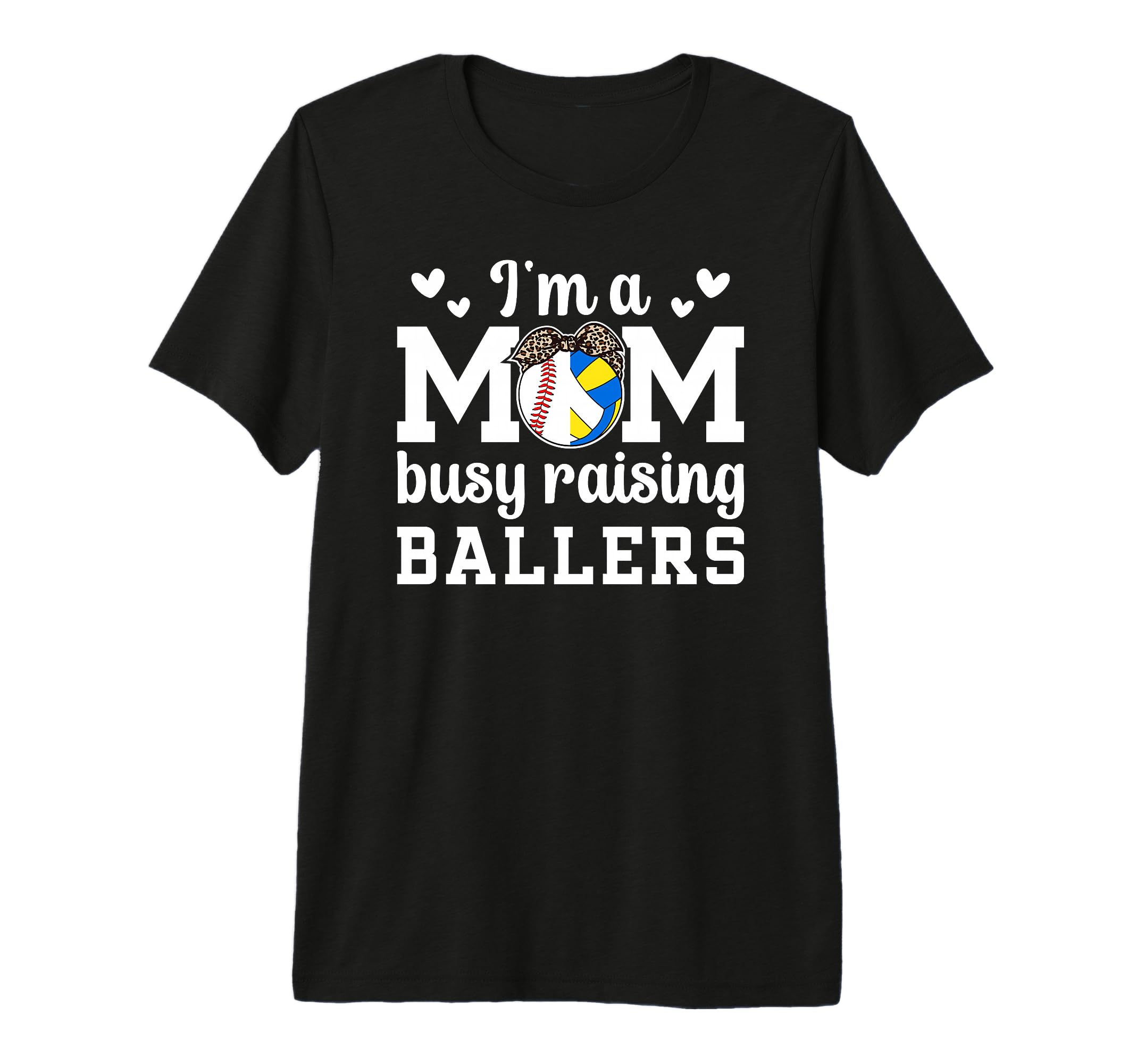 Im Mom Busy Raising Ballers Baseball T-Shirt - Minimalist Print Unisex - T-Shirt, Sweatshirt, Hoodie