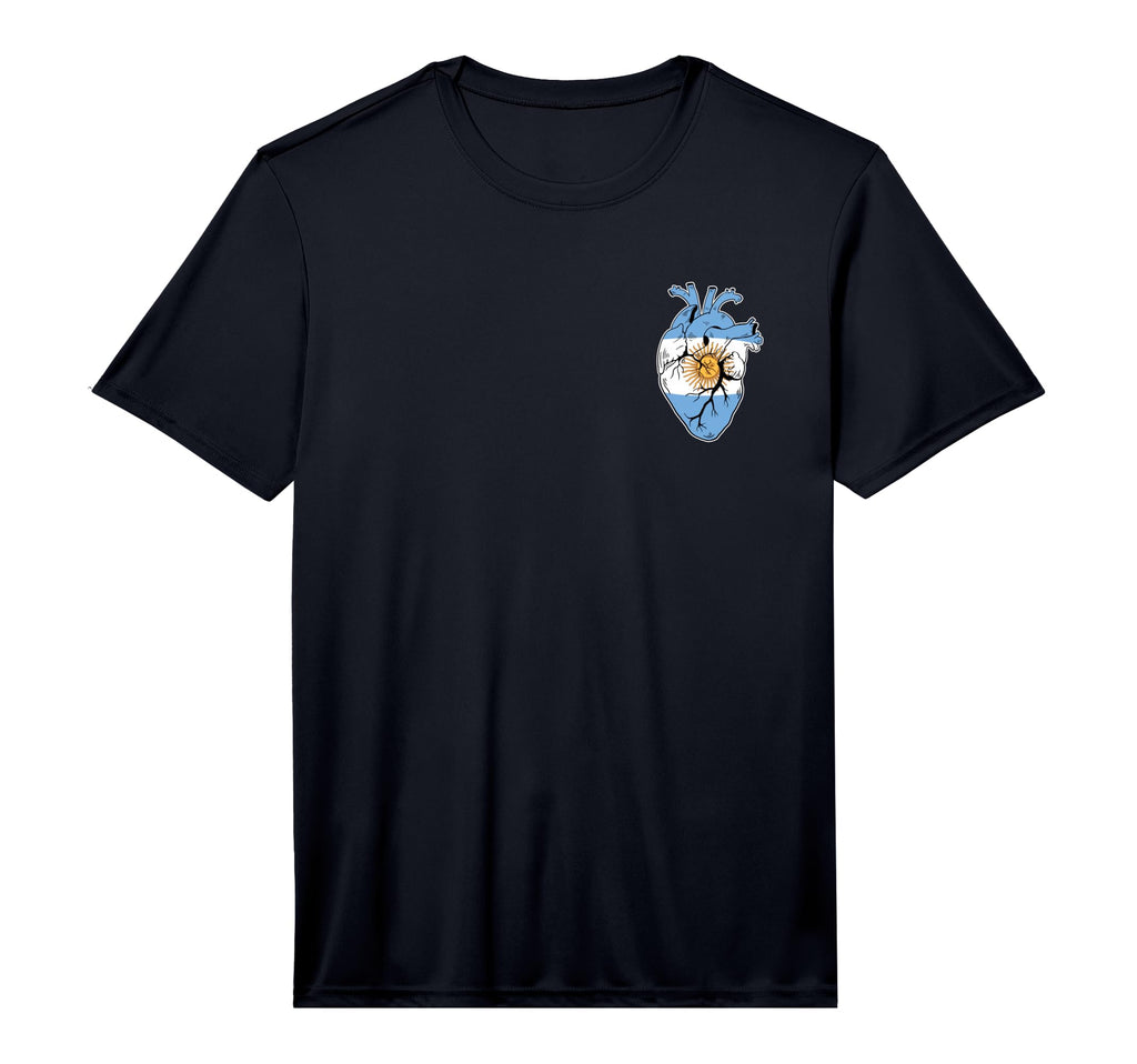 Mens Argentina Flag Pride Anatomical T-Shirt - Novelty Apparel for Adults - T-Shirt, Sweatshirt, Hoodie