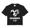Grandma Life Heart Funny Soccer Hockey Hoodie - Trendy Graphic for Adults - T-Shirt, Sweatshirt, Hoodie