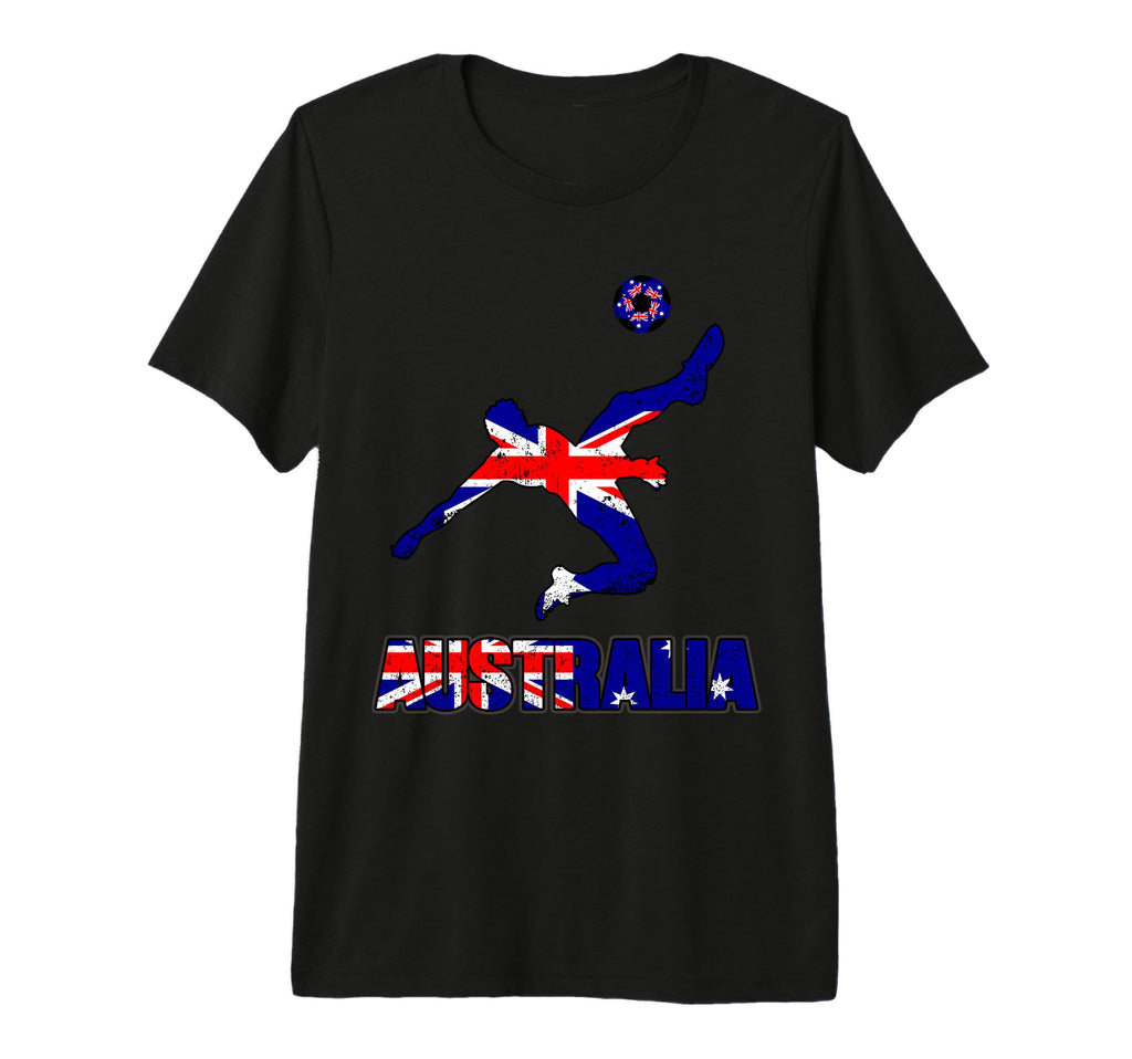 Australia Football Soccer Game T-Shirt - Custom Art Print for Adults - T-Shirt, Sweatshirt, Hoodie