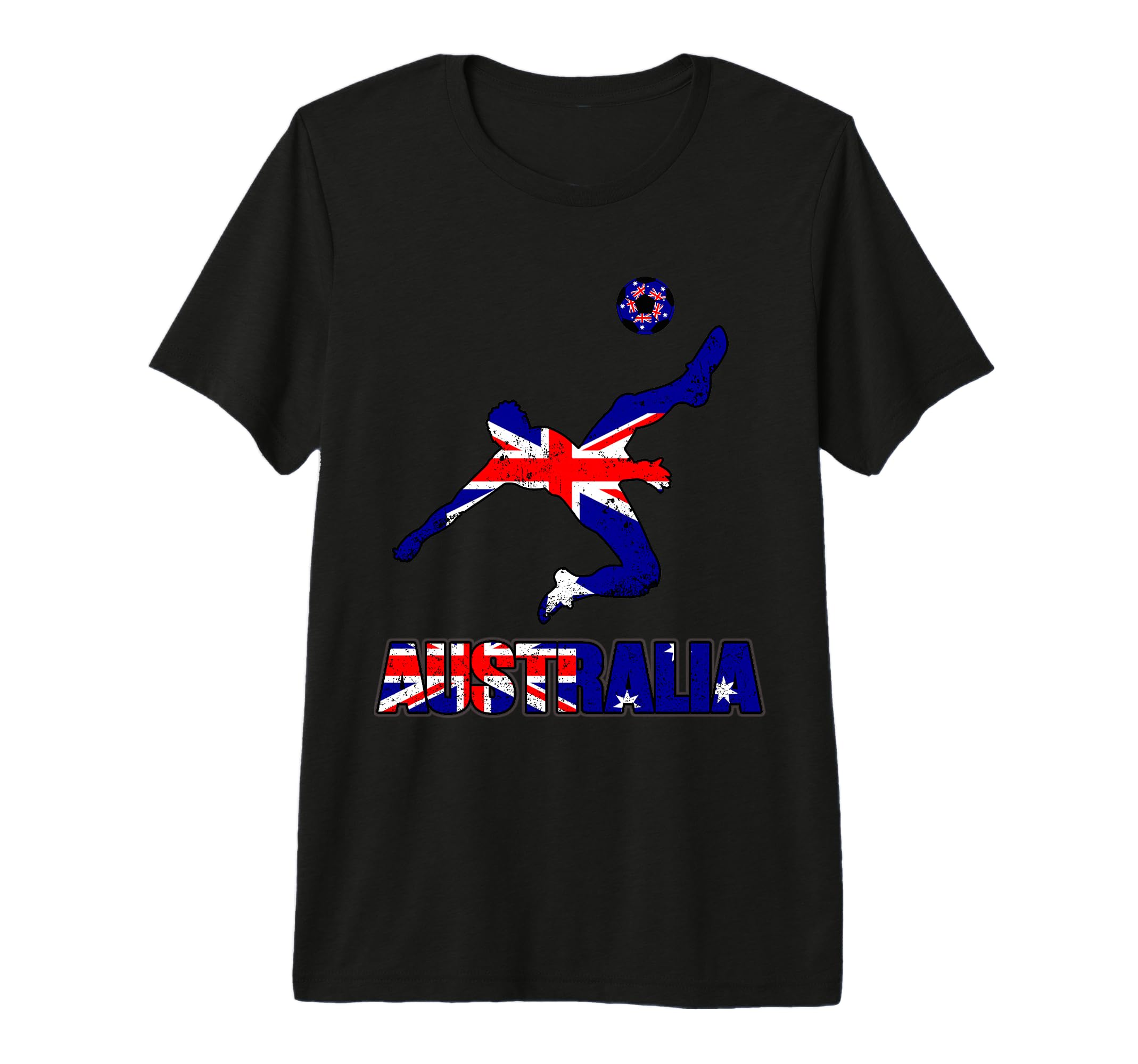 Australia Football Soccer Game Player Fan T-Shirt - Graphic Print Unisex - T-Shirt, Sweatshirt, Hoodie