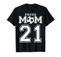 Number 21 Custom Proud Soccer Futbol T-Shirt - Streetwear Style for Adults - T-Shirt, Sweatshirt, Hoodie