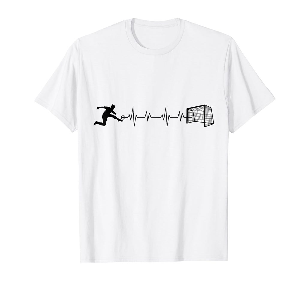 Soccer Player Kicking Ball Sports T-Shirt - Minimalist Print for Adults - T-Shirt, Sweatshirt, Hoodie