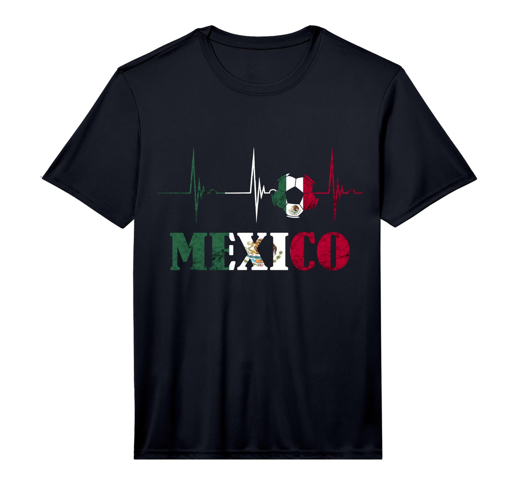 Mexico Heartbeat Ekg Pulse Ball T-Shirt - Streetwear Style Men Women - T-Shirt, Sweatshirt, Hoodie