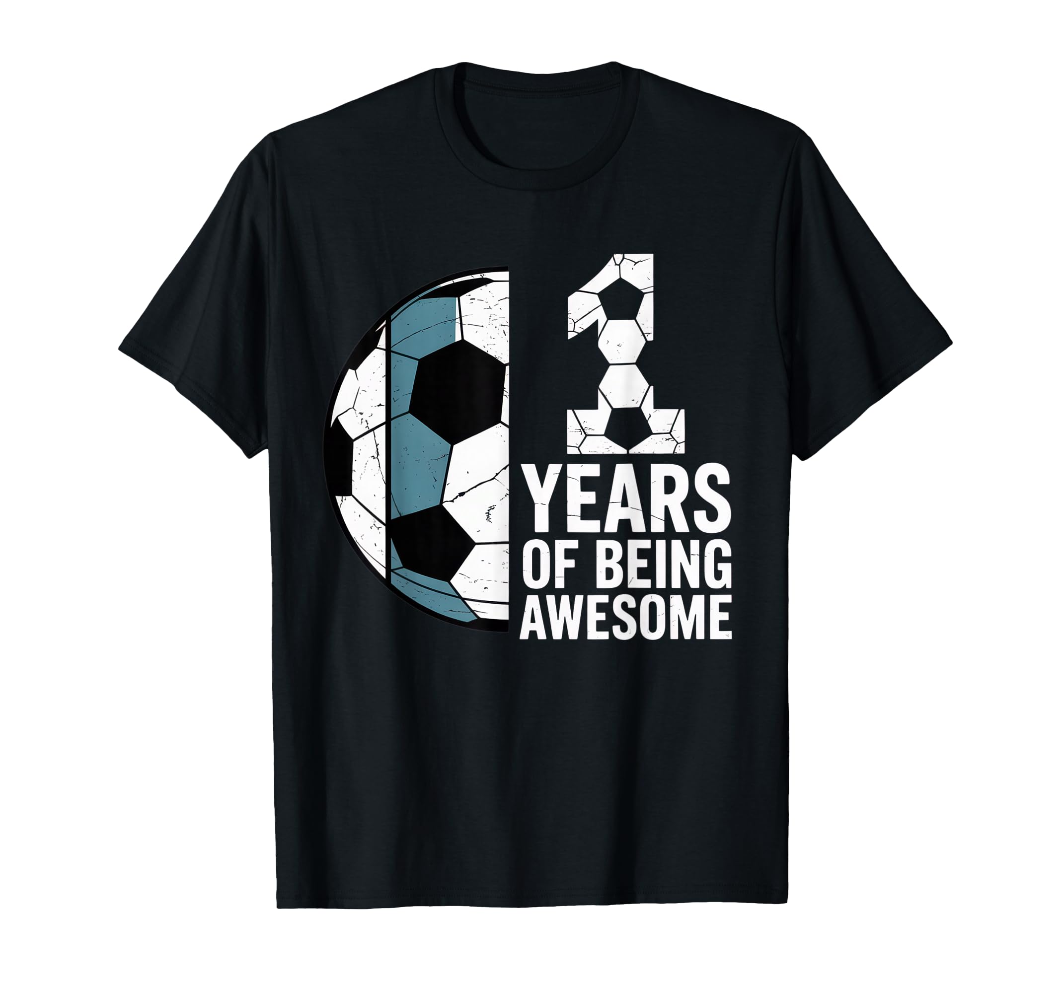 11 Years Being Awesome Soccer Lover T-Shirt - Aesthetic Graphic Unisex - T-Shirt, Sweatshirt, Hoodie