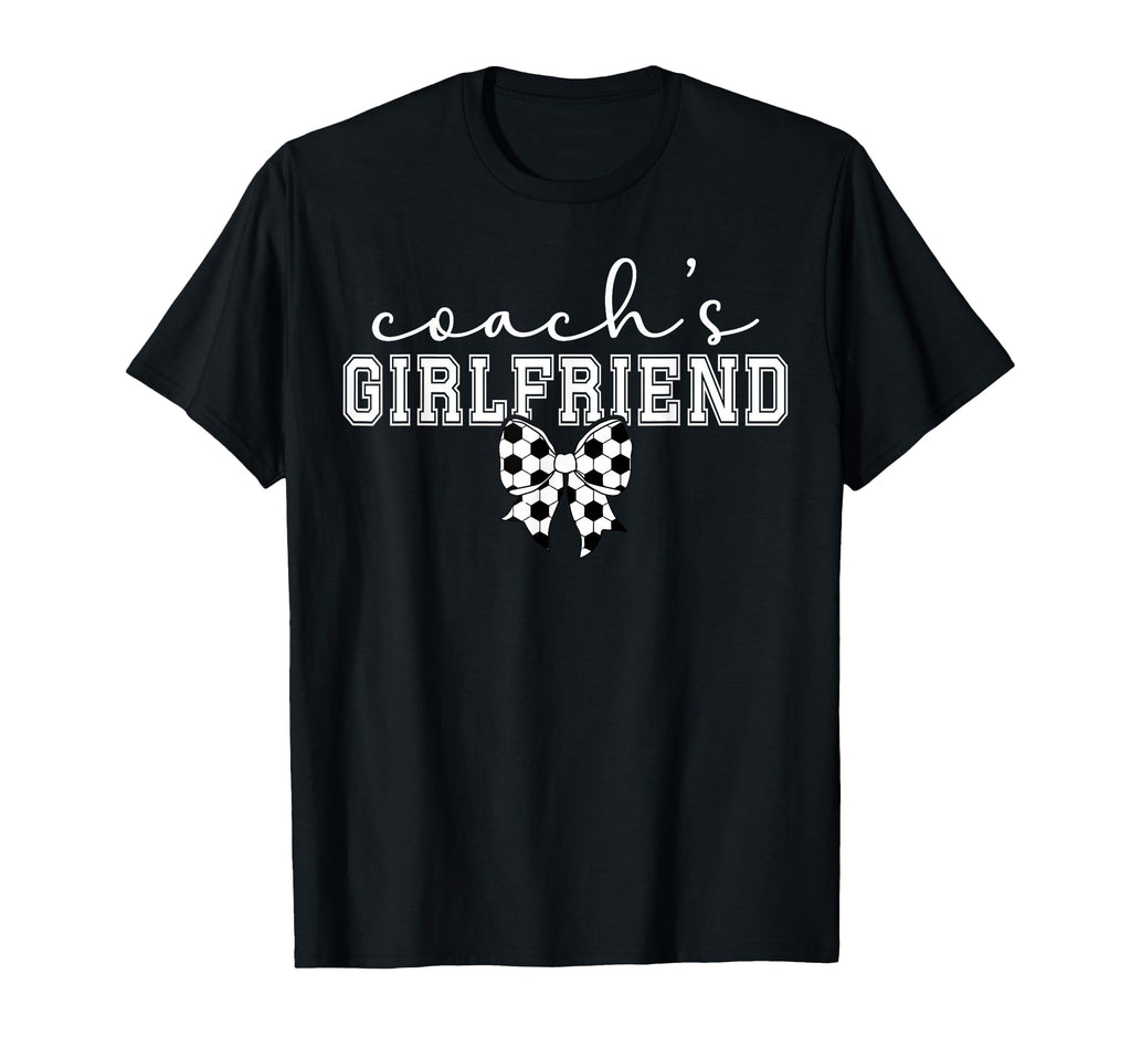 Soccer Coachs Girlfriend Coquette Soccer T-Shirt - Minimalist Print Unisex - T-Shirt, Sweatshirt, Hoodie
