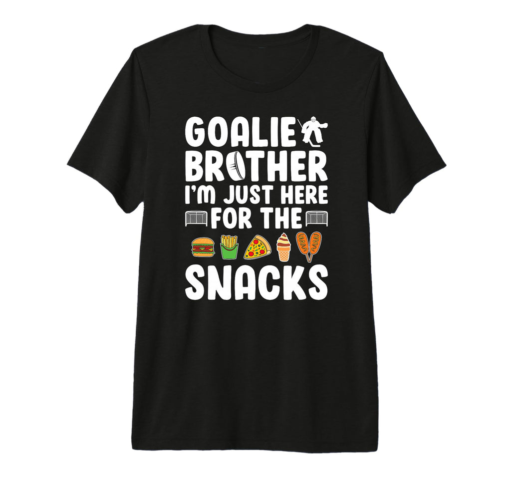 Funny Hockey Goalie Brother Ice Hockey T-Shirt - Graphic Print Unisex - T-Shirt, Sweatshirt, Hoodie